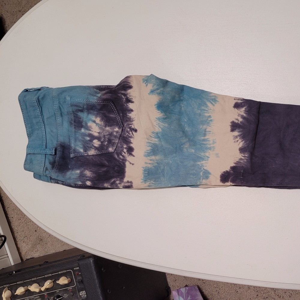 Blue Tie Dye Pants